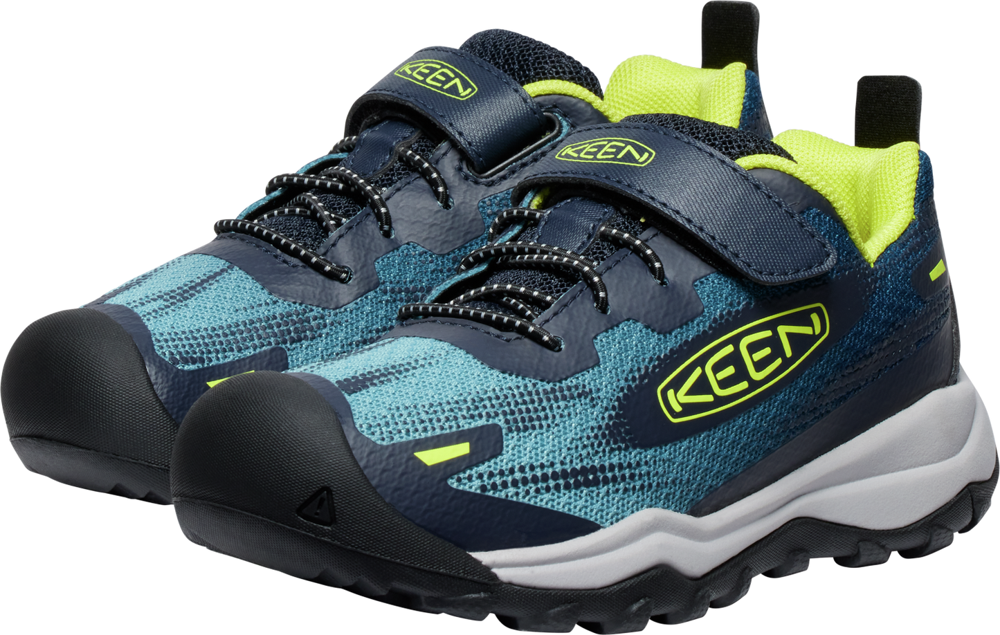 Keen - Wanduro sneakers m/velcro og elastiksnører, 76-1065 - Blå