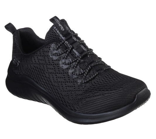 Skechers - Womens Ultra Flex, Lite Groove, 76-1026 - Sort