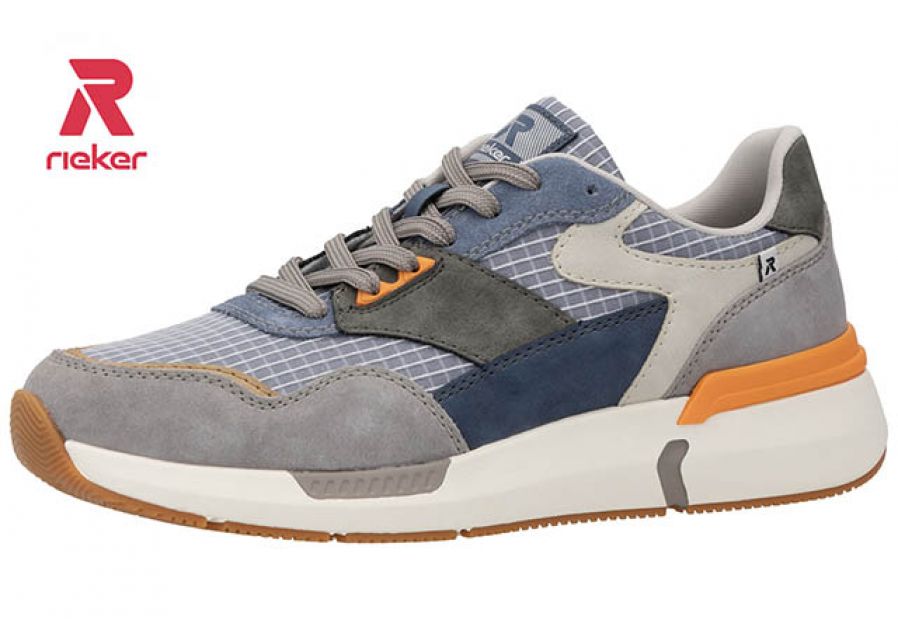 Rieker - Sneaker - 76-1129 - Grå/ multi