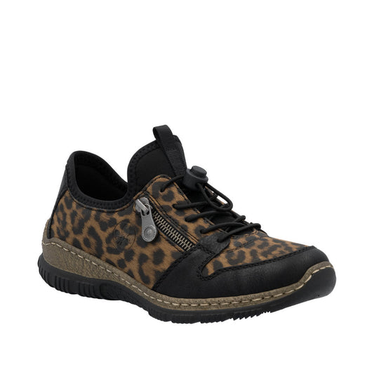 Rieker - Damesko, 23-0628 - Leopard
