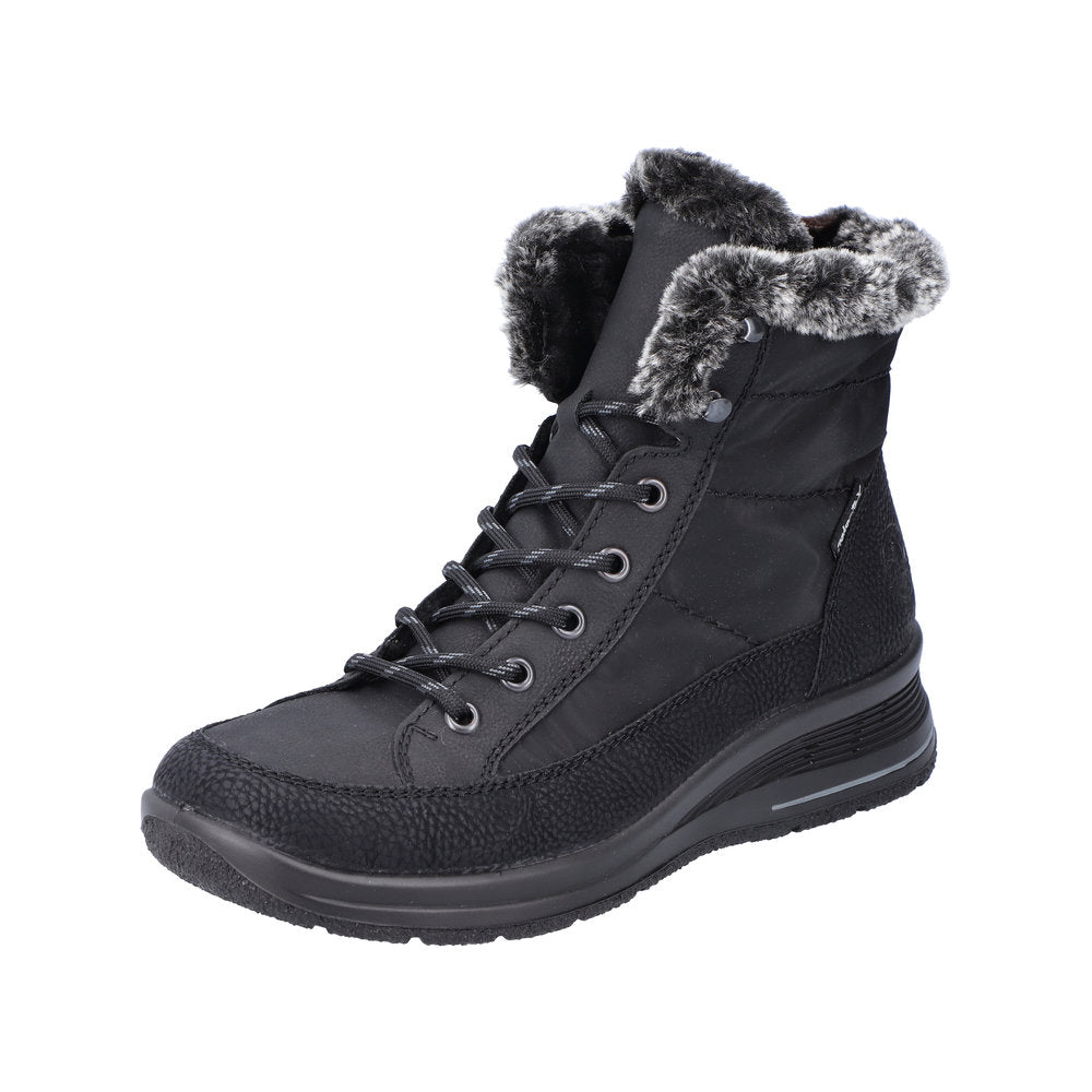 Rieker - Dame støvle, 52-0978 - Sort