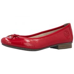 Rieker - Ballerina - 23-0603 - Rød