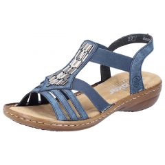 Rieker - Sandal - 42-0752 - Blå