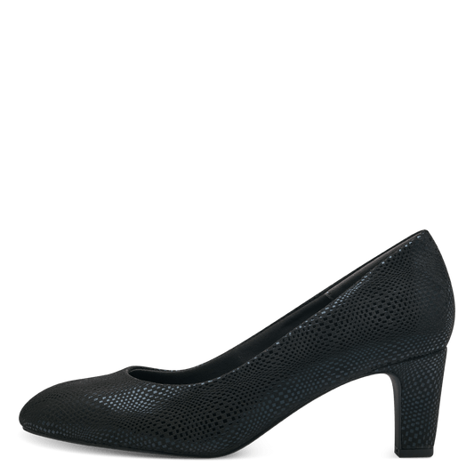Tamaris - Pump - 22-0171 - Sort struktur