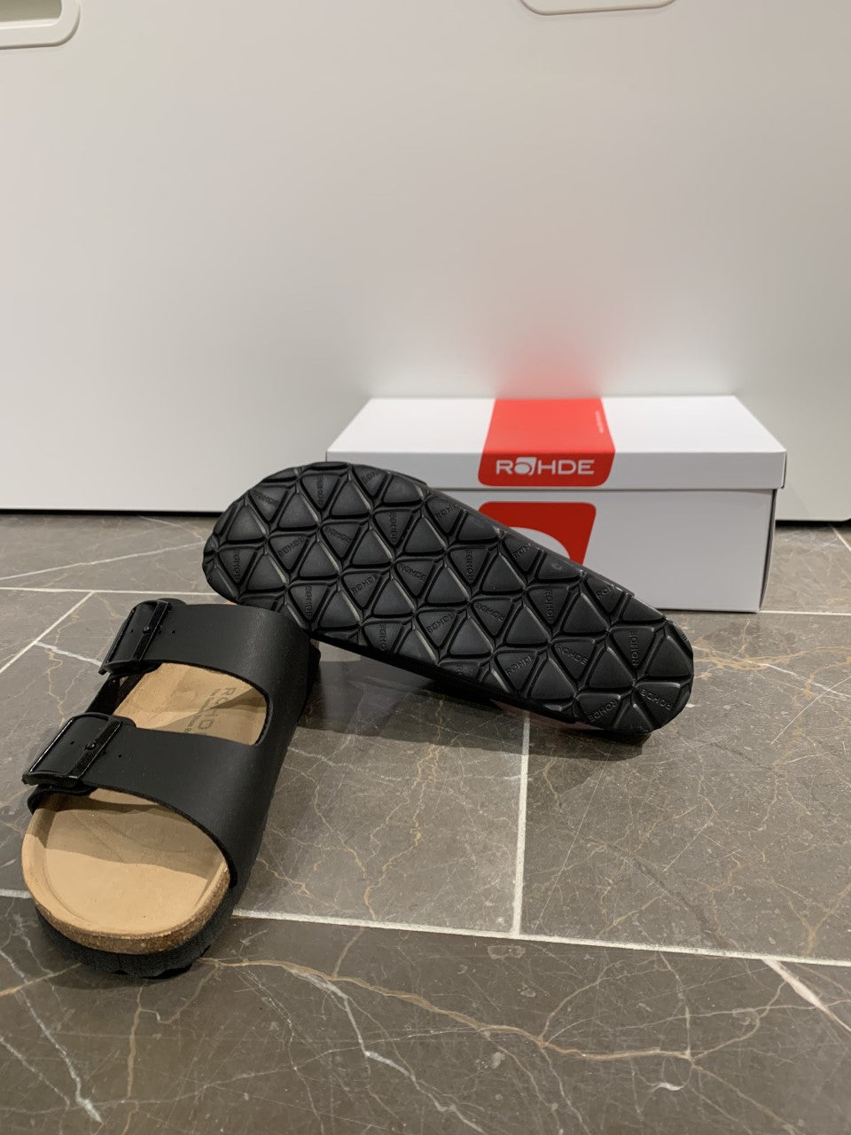 Rohde - Sandal uden hælkappe, 44-0330 - Sort