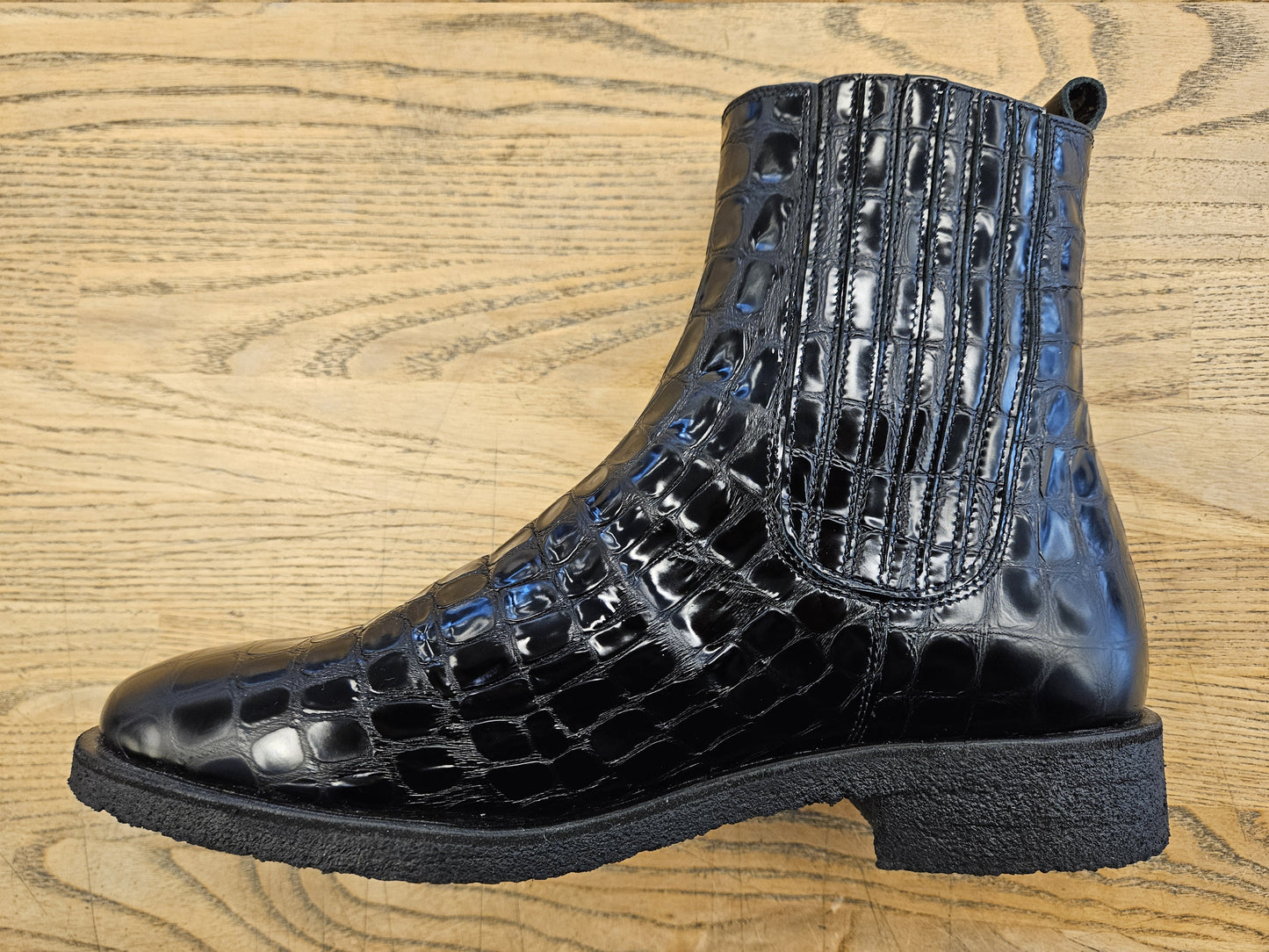 Angulus - Chelsea boot, 52-0941 - Sort Croco