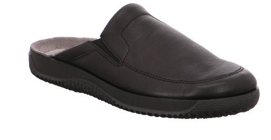 Rohde - Herre slippers i skind - 60-0149 - Sort