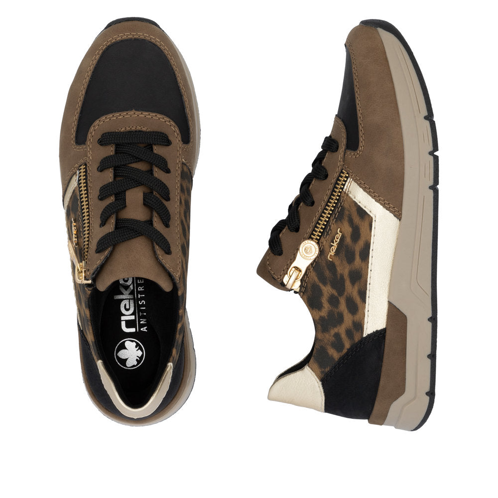 Rieker - Dame sneaker, 76-1216 - Brun