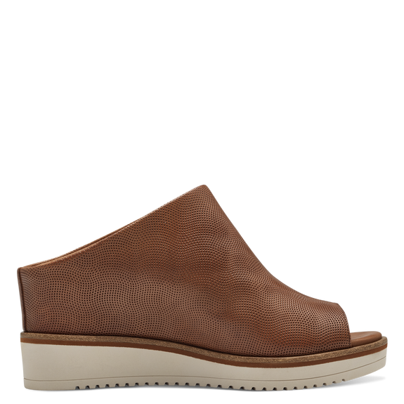 Tamaris - Sandal med kilehæl, 44-0355 - Cognac
