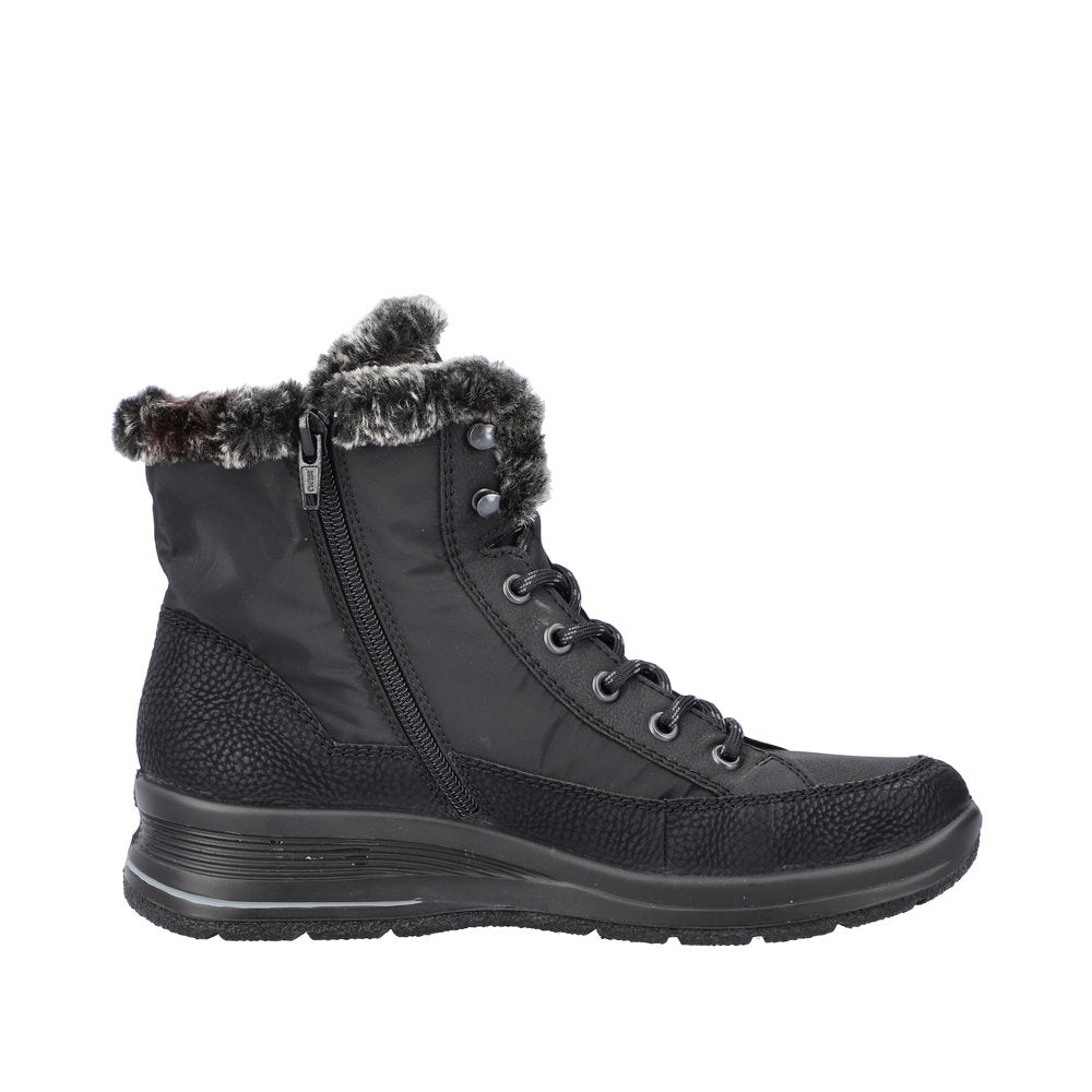 Rieker - Dame støvle, 52-0978 - Sort