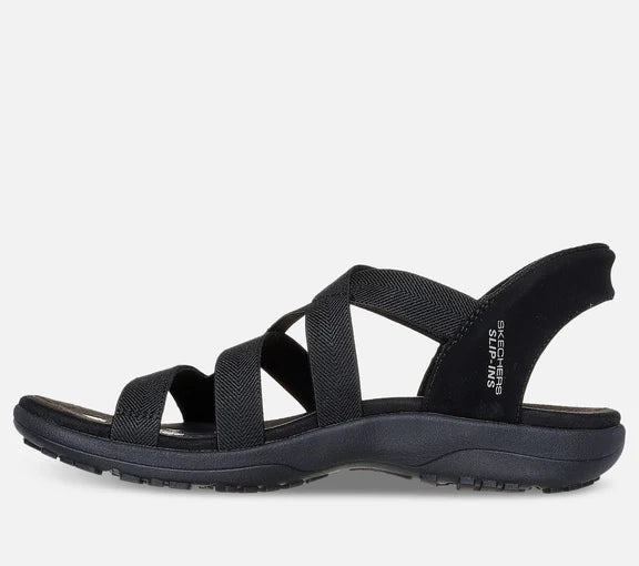 Skechers - Slip-ins sandal, Raggae Slim Stretch, 42-0793 - Sort