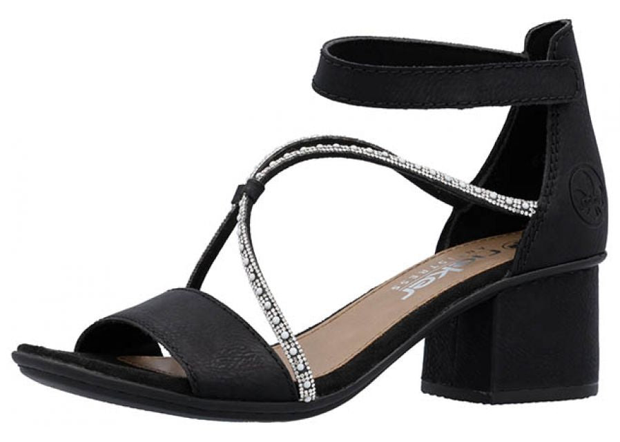 Rieker - Sandal - 42-0785 - Sort