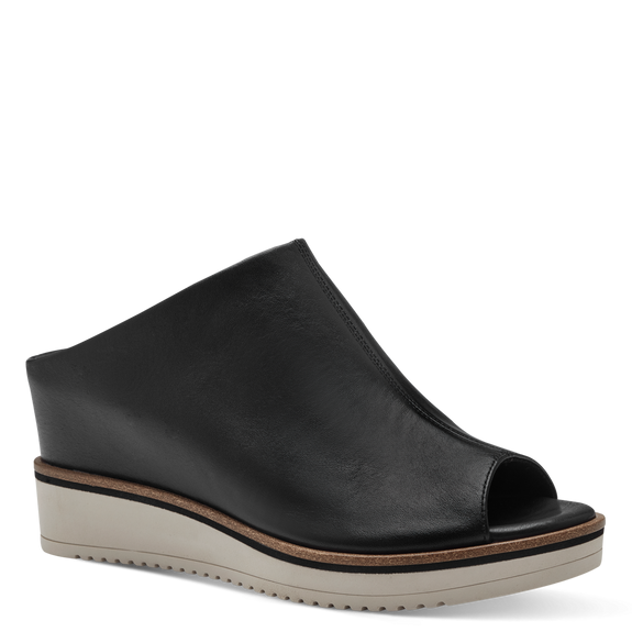 Tamaris - Sandal med kilehæl, 44-0353 - Sort