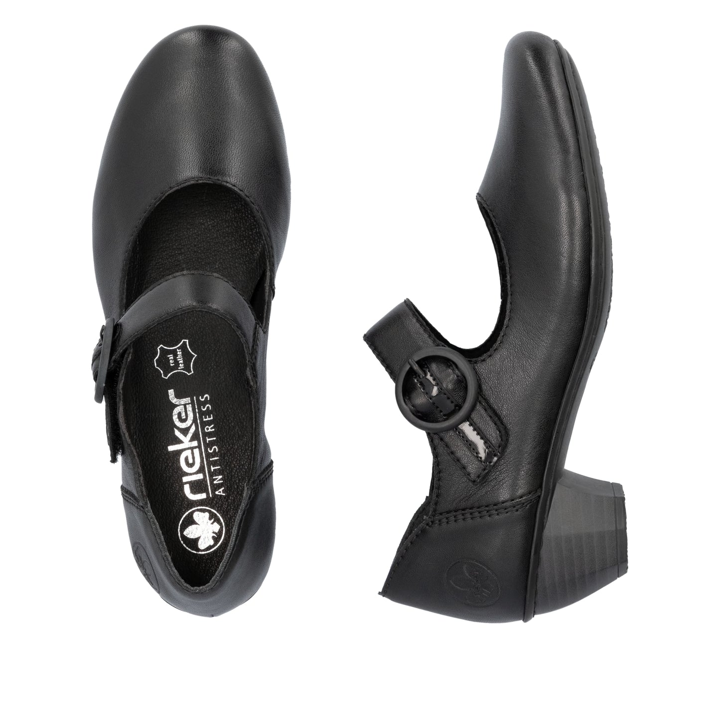 Rieker - Pumps, 23-0631 - Sort