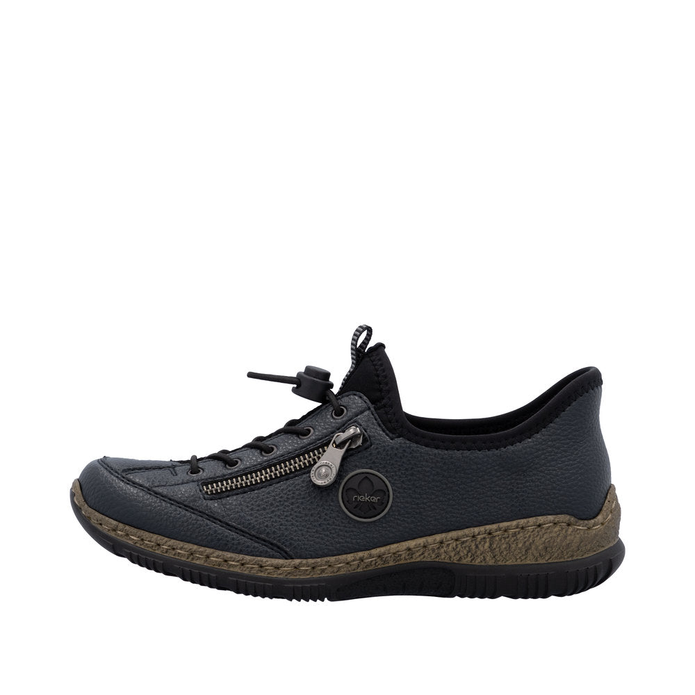 Rieker - Dame slip ins, 23-0625 - Blå