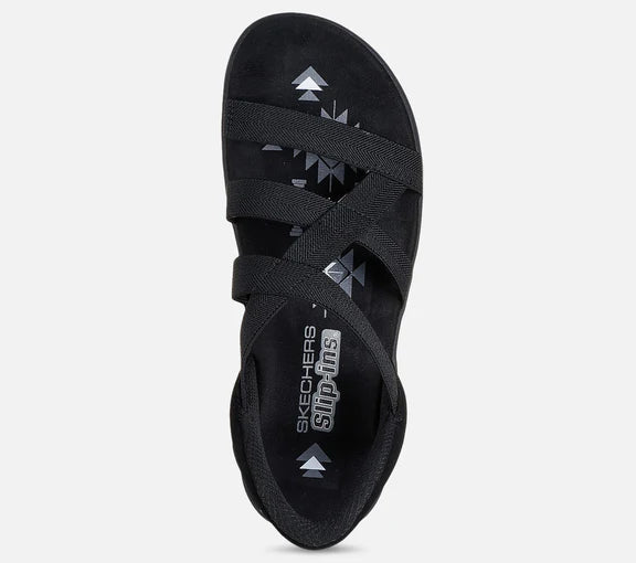 Skechers - Slip-ins sandal, Raggae Slim Stretch, 42-0793 - Sort