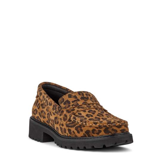Green Comfort - Berlin loafer, 23-0632 - Leopard