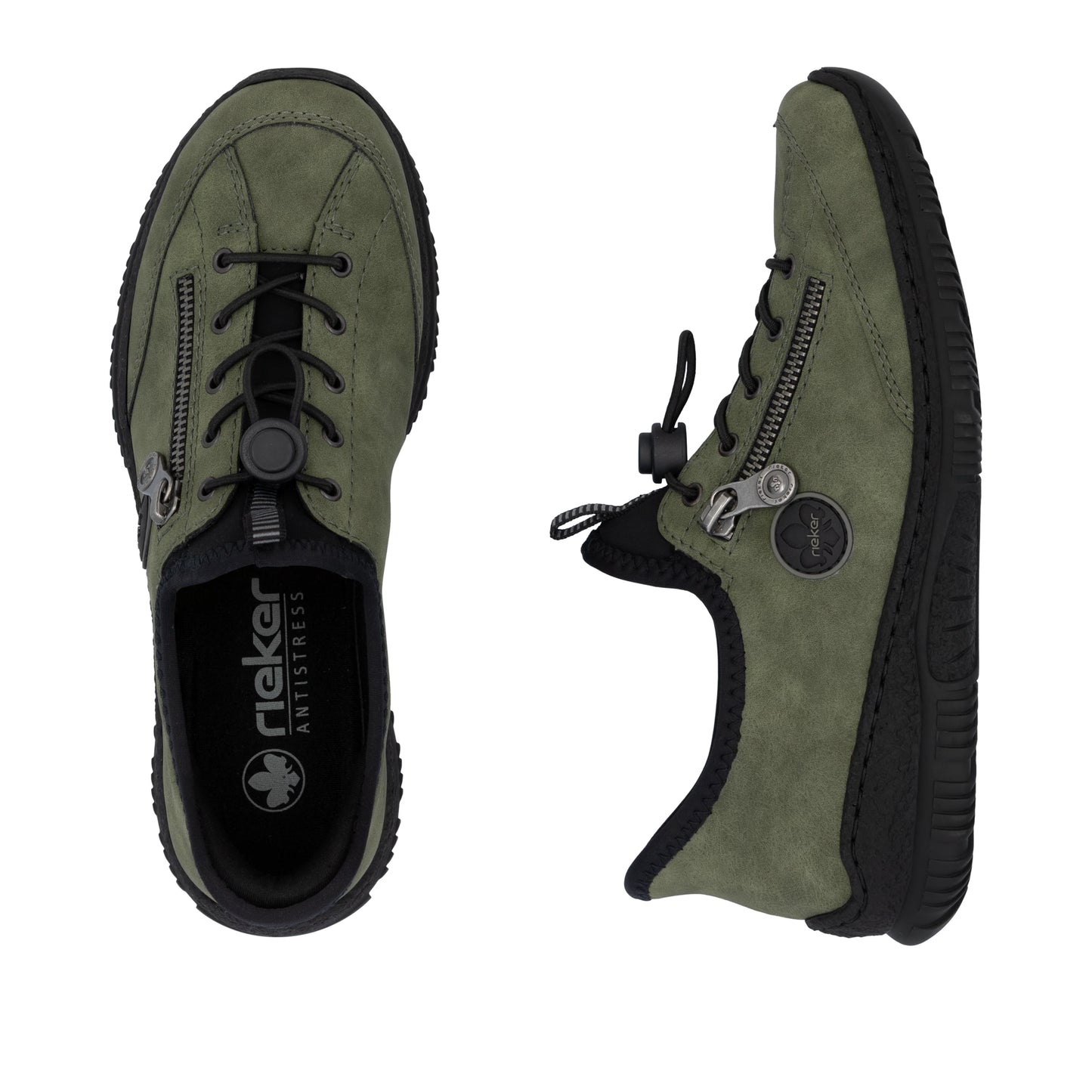 Rieker - Dame sneaker, 76-1225 - Grøn