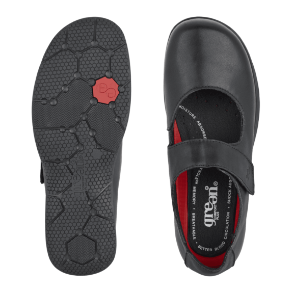 Green Comfort - Walkie Mary Jane - 23-0529 - Sort