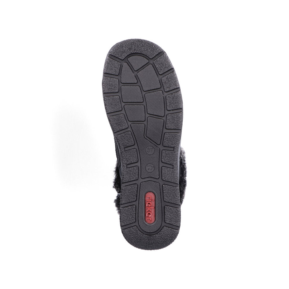 Rieker - Dame støvle, 52-0978 - Sort