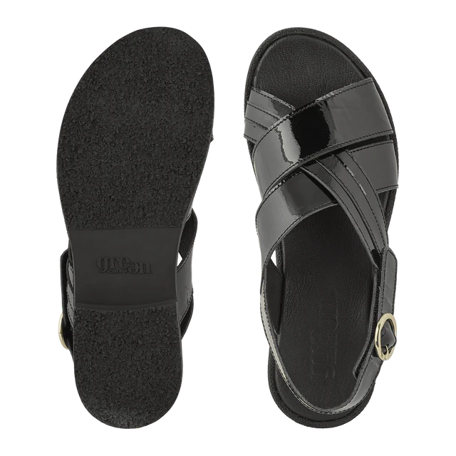 Green Comfort - Caroline Carrie Sandal - 42-0782 - Sort