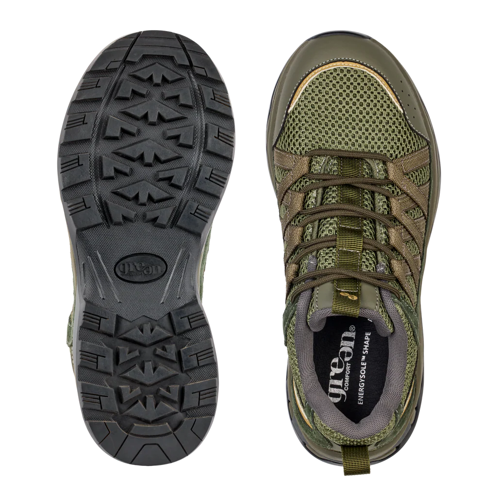 Green Comfort - London sneaker, 76-1223 - Oliven