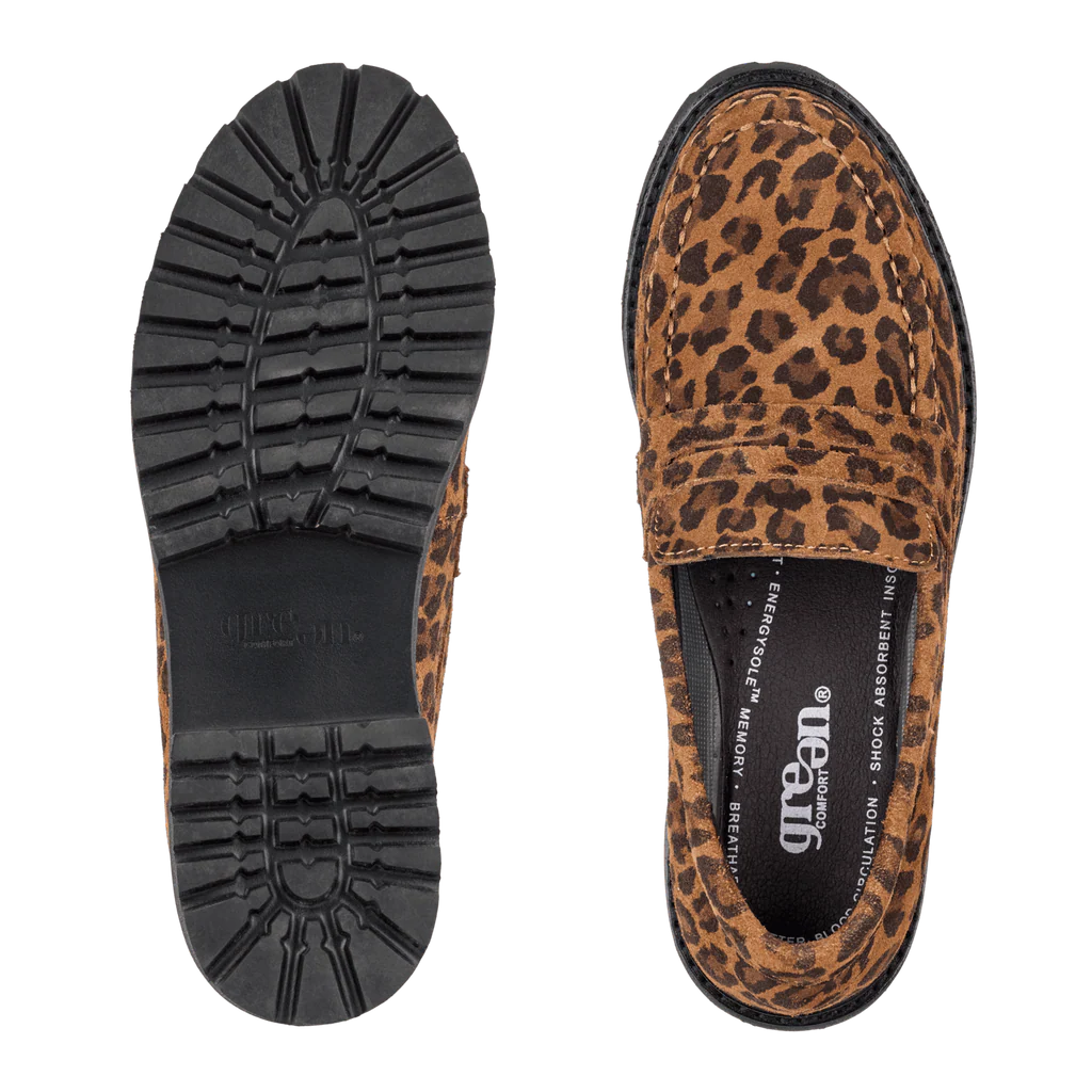 Green Comfort - Berlin loafer, 23-0632 - Leopard