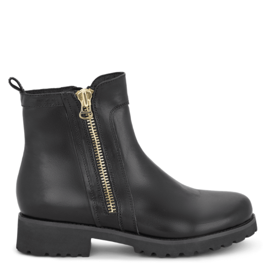 Green Comfort - Strike Sigi m/guld lynlås, 52-0940 - Sort