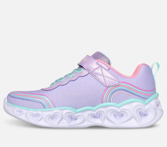 Skechers - Hearts Lights - Retro Lights, 76-1053 - Lilla