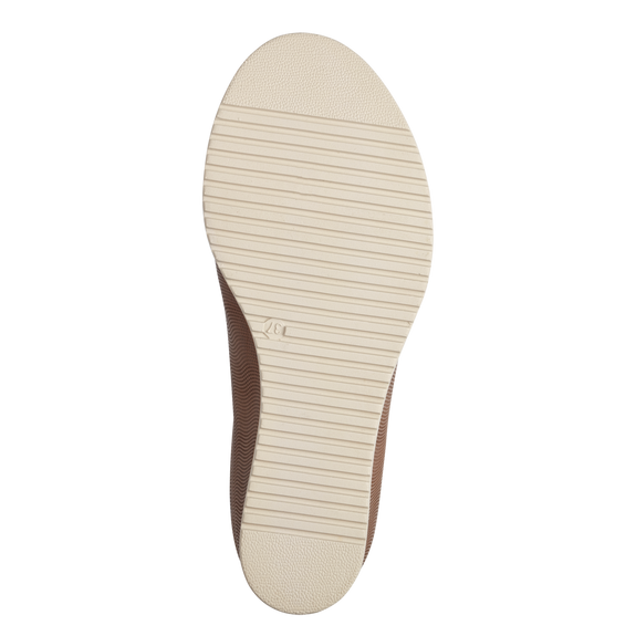 Tamaris - Sandal med kilehæl, 44-0355 - Cognac