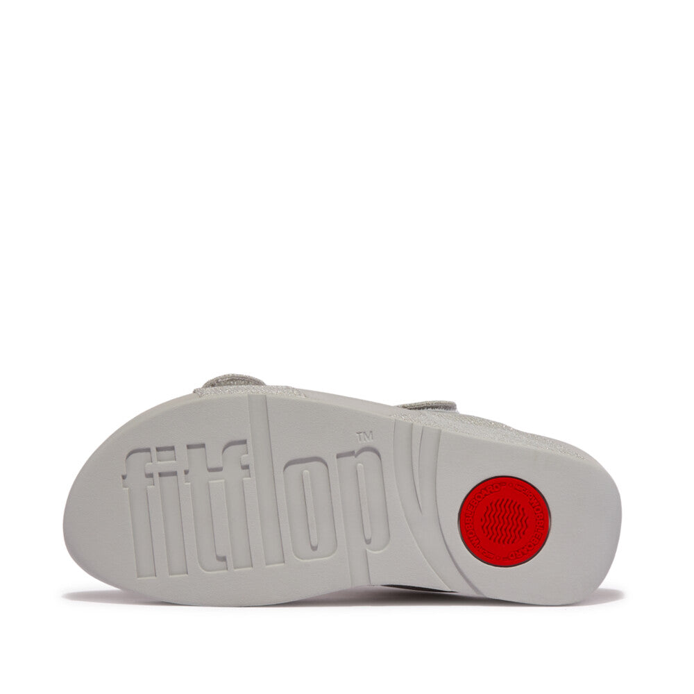 Fitflop - Lulu adj. Shimmerlux Slides - 44-0332 - Sølv