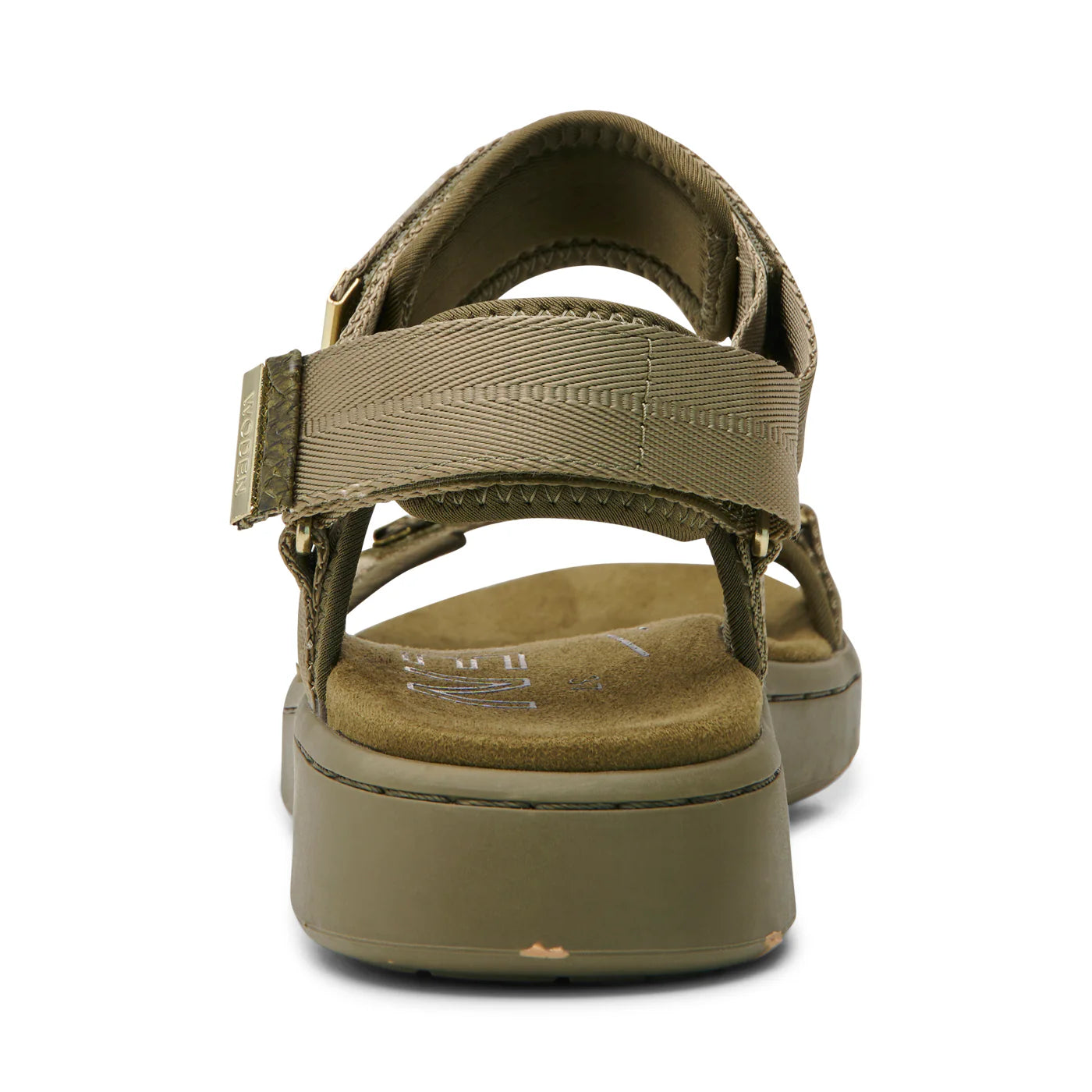 WODEN - Line Sandal - 42-0777 - Dark Olive