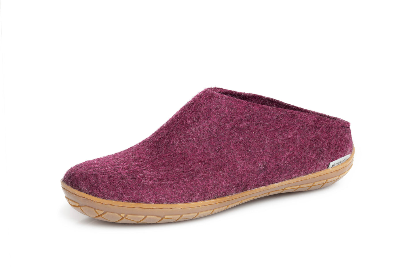 Glerups - Tøffel m. Gummisål - 64-0230 - Cranberry