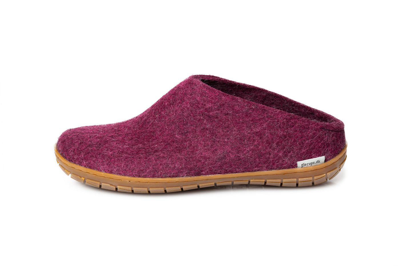 Glerups - Tøffel m. Gummisål - 64-0230 - Cranberry