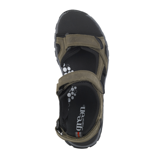 Green Comfort - Camino herre sandal, 46-0167 - Olivengrøn