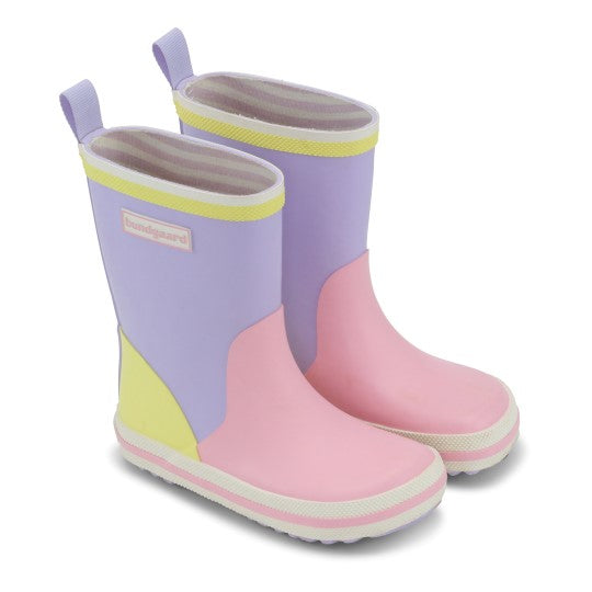Bundgaard - Charly high Gummistøvle, 84-0137 - Lilac Multi Print
