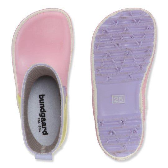 Bundgaard - Charly high Gummistøvle, 84-0137 - Lilac Multi Print