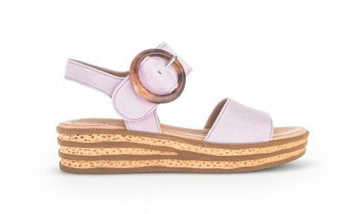 Gabor - Sandal med kilehæl, 42-0644 - Lilla