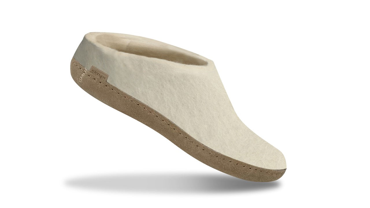 Glerups - Hjemmesko, slip-on, 64-0234 - Hvid