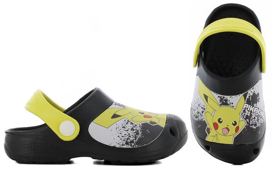 Pokémon - Pikachu Clogs, 82-0073 - Sort/Gul