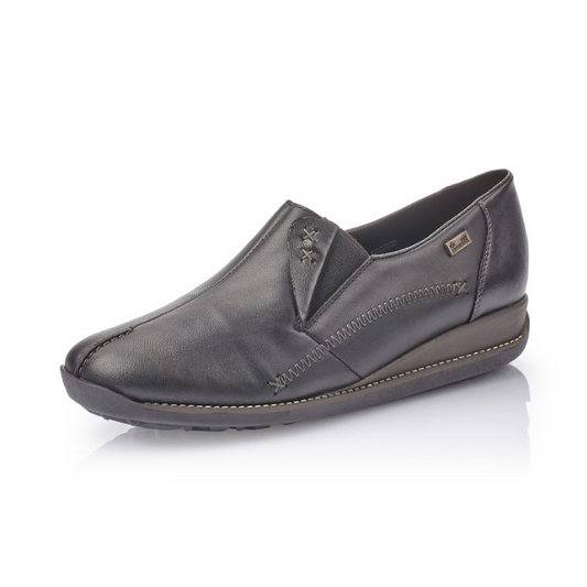 Rieker, Sko m. Rieker-Tex  - 23-0582- Sort