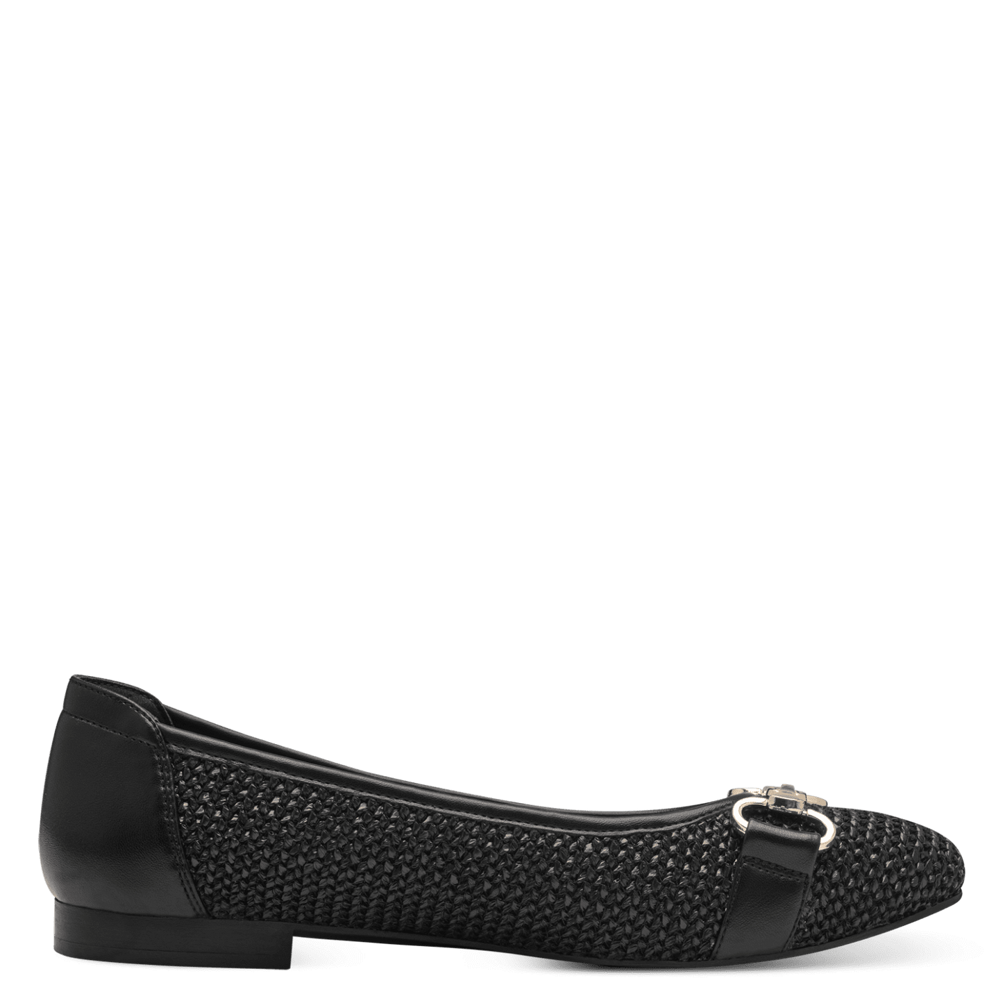 Tamaris - Ballerina i flet, 23-0562 - Sort