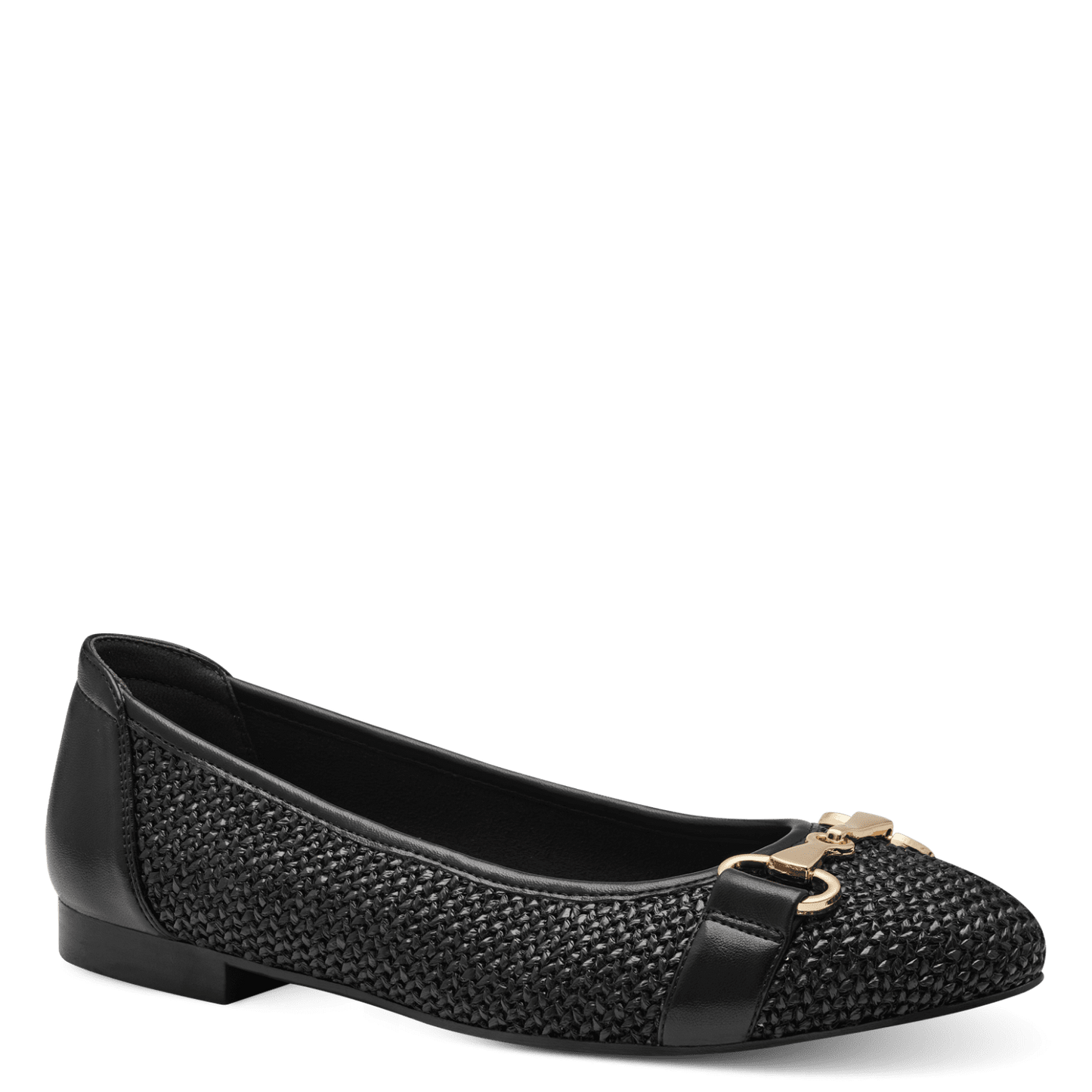 Tamaris - Ballerina i flet, 23-0562 - Sort