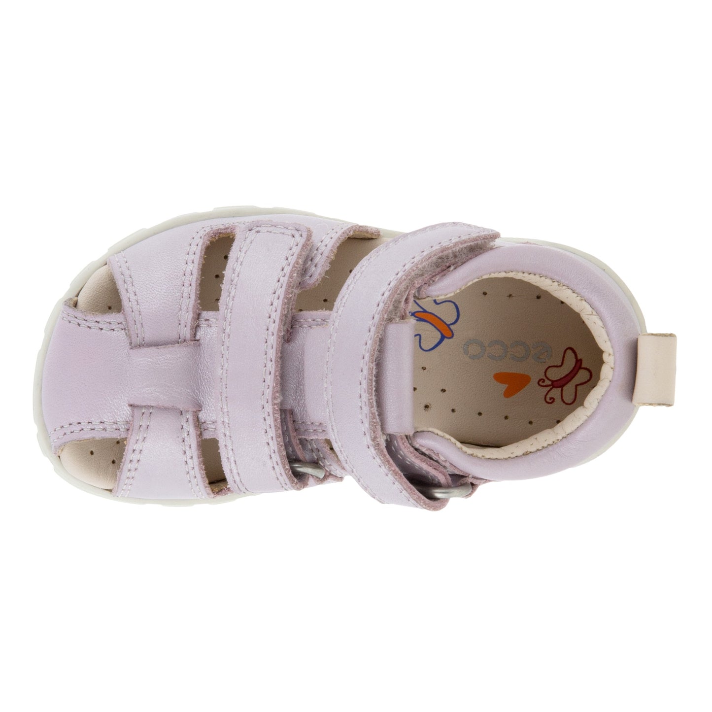 Ecco - Mini Stride Sandal - 48-0223 - Violet Ice metallic