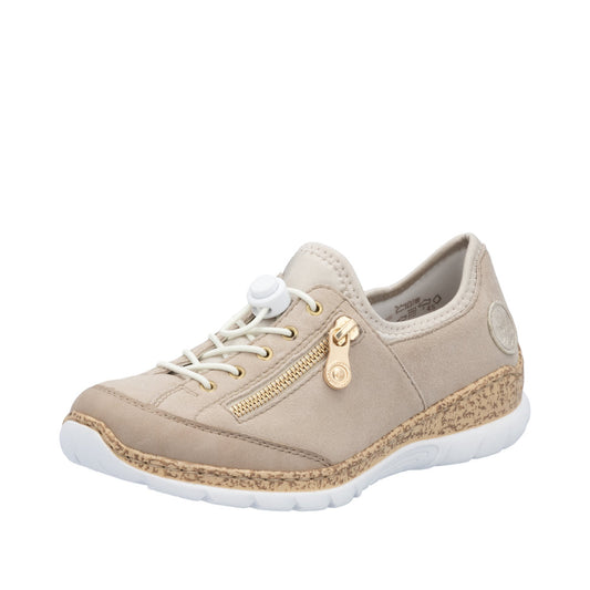 Rieker - Dame sko, 76-1260 - Beige