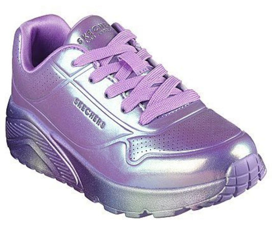 Skechers - Girls Uno Lite, 76-0971 - Metallic lilla