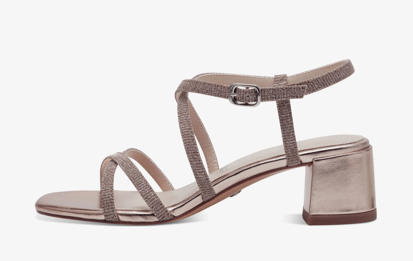 Tamaris - Sandal med lille hæl, 42-0705 - Rose Glam