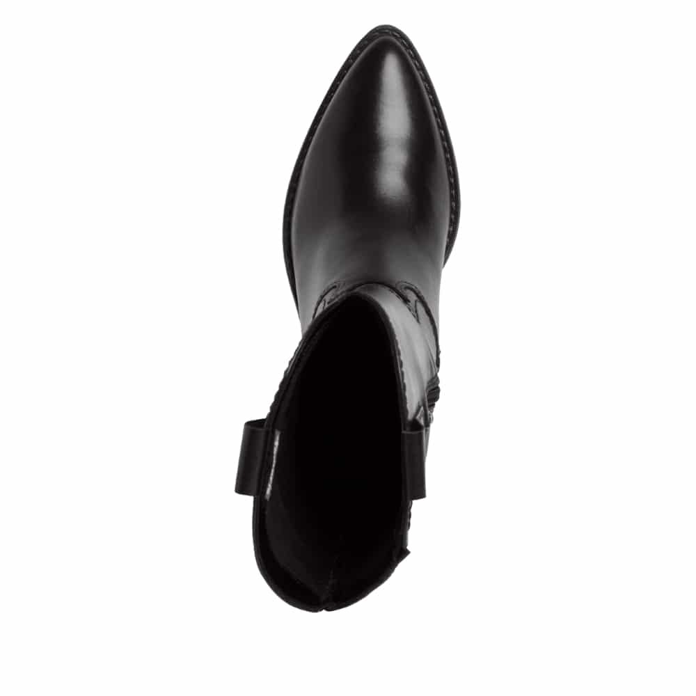 Tamaris - Cowboy støvle, 52-0895 - Sort