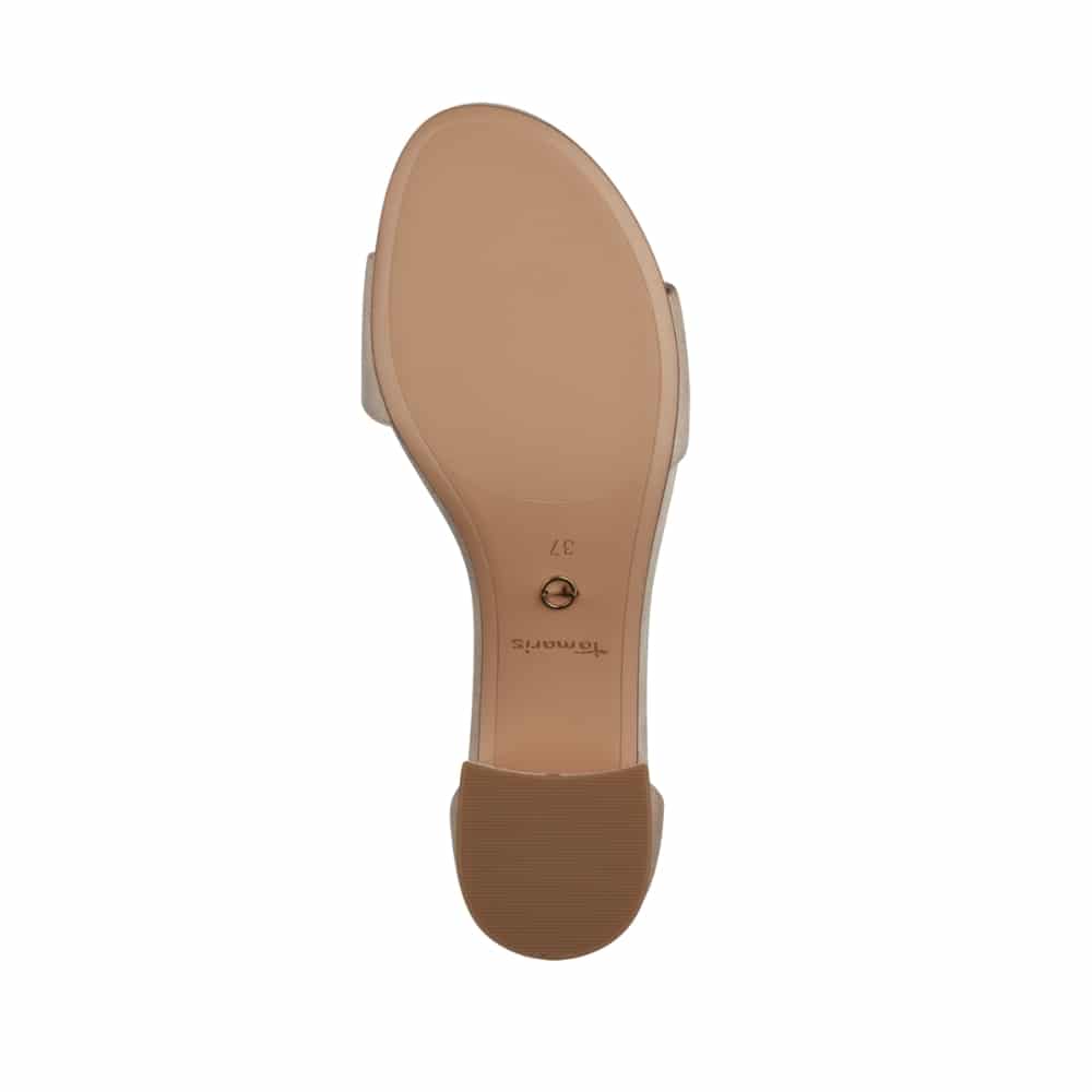 Tamaris - Sandal m/lille blokhæl, 42-0697 - Beige