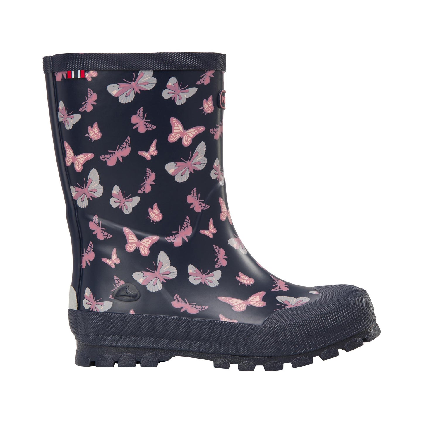 Viking - Jolly Print m/sommerfugle, 84-0129 - Navy/Antiquerose